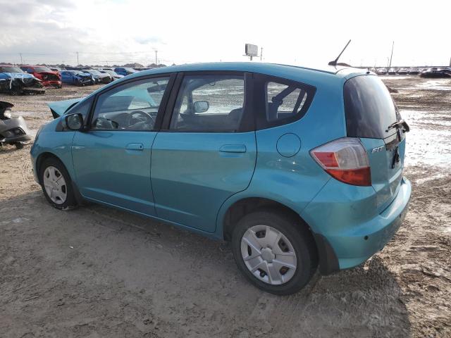 JHMGE8H34CC033629 - 2012 HONDA FIT TURQUOISE photo 2