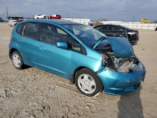JHMGE8H34CC033629 - 2012 HONDA FIT TURQUOISE photo 4