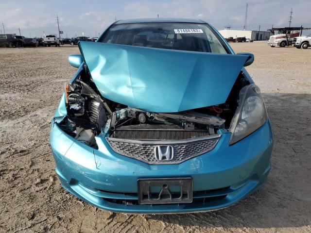 JHMGE8H34CC033629 - 2012 HONDA FIT TURQUOISE photo 5