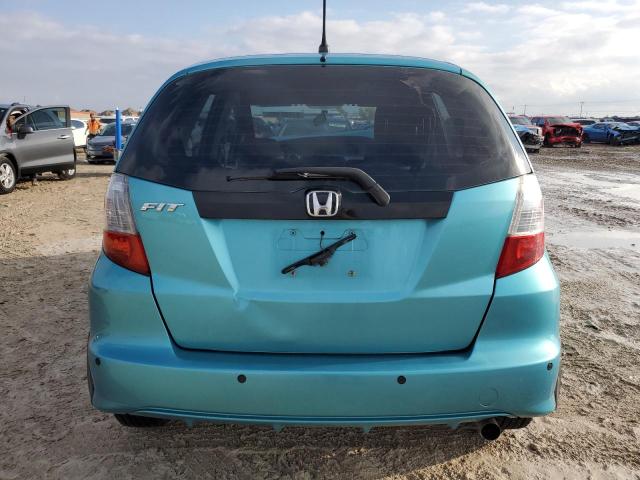 JHMGE8H34CC033629 - 2012 HONDA FIT TURQUOISE photo 6