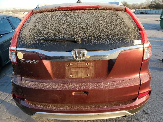 2HKRM3H70FH556674 - 2015 HONDA CR-V EXL BURGUNDY photo 6