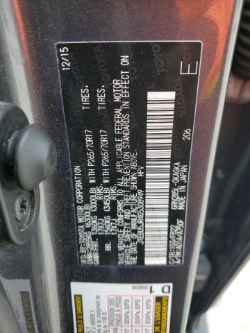 JTEBU5JR4G5308949 - 2016 TOYOTA 4RUNNER SR5/SR5 PREMIUM 灰色 照片 13