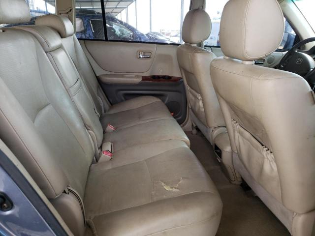 JTEDP21A740034776 - 2004 TOYOTA HIGHLANDER BASE Сірий фото 11