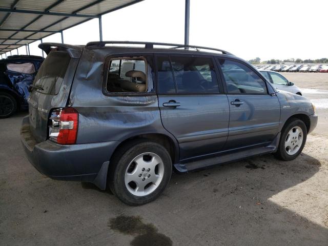 JTEDP21A740034776 - 2004 TOYOTA HIGHLANDER BASE Сірий фото 3