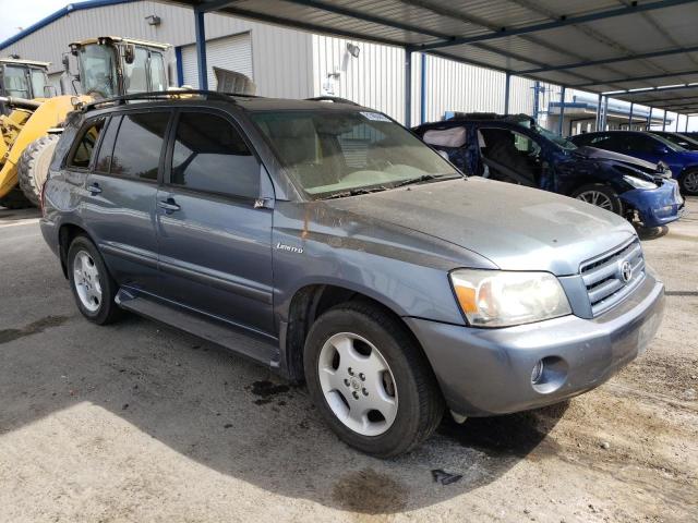 JTEDP21A740034776 - 2004 TOYOTA HIGHLANDER BASE Сірий фото 4