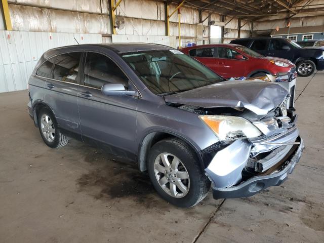 JHLRE38707C057404 - 2007 HONDA CR-V EXL BLUE photo 4