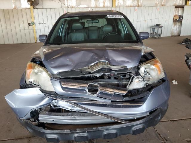 JHLRE38707C057404 - 2007 HONDA CR-V EXL BLUE photo 5
