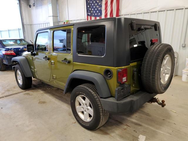 1J4GA39118L585359 - 2008 JEEP WRANGLER U X GREEN photo 2