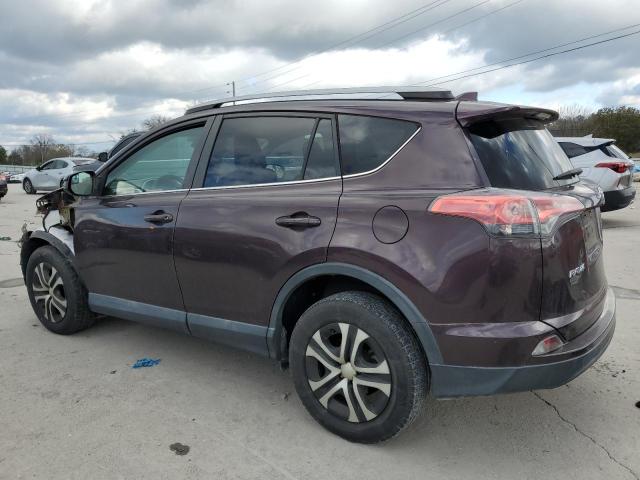 2T3ZFREV7HW386647 - 2017 TOYOTA RAV4 LE PURPLE photo 2