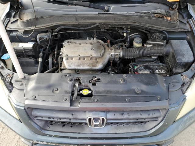 2HKYF18525H540242 - 2005 HONDA PILOT EXL GRAY photo 12