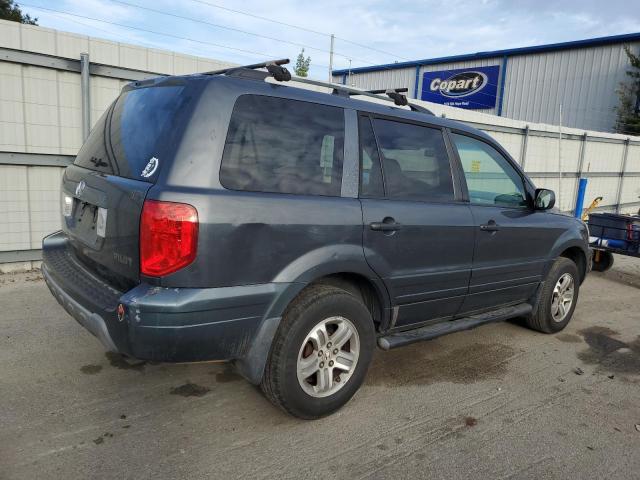 2HKYF18525H540242 - 2005 HONDA PILOT EXL GRAY photo 3
