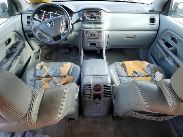 2HKYF18525H540242 - 2005 HONDA PILOT EXL GRAY photo 8