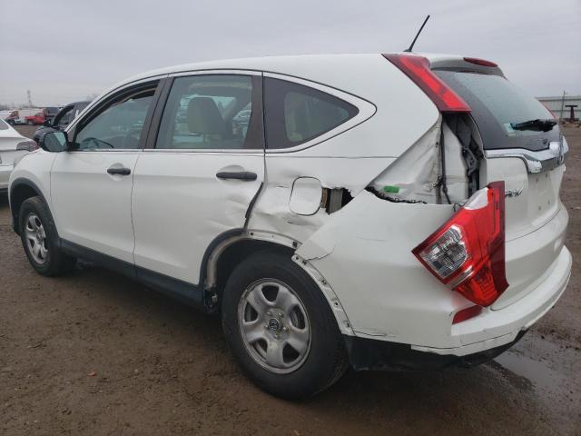 5J6RM4H3XGL133756 - 2016 HONDA CR-V LX WHITE photo 2