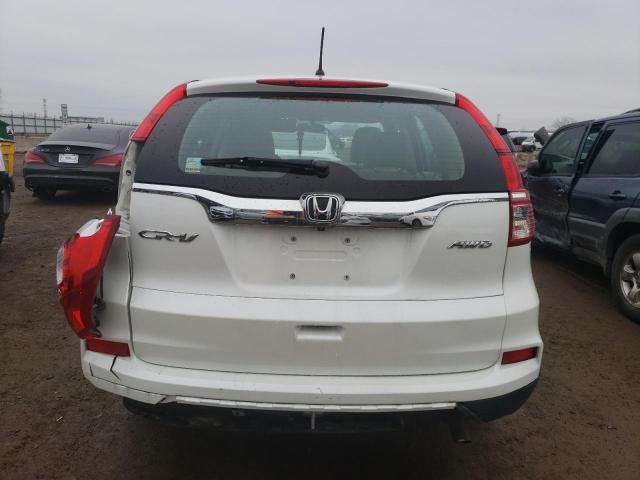 5J6RM4H3XGL133756 - 2016 HONDA CR-V LX WHITE photo 6