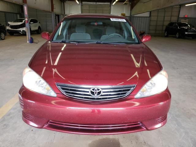 4T1BE32K76U112124 - 2006 TOYOTA CAMRY LE BURGUNDY photo 5