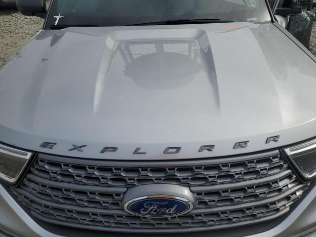 1FMSK8DH1MGC03750 - 2021 FORD EXPLORER XLT SILVER photo 12