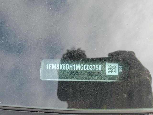 1FMSK8DH1MGC03750 - 2021 FORD EXPLORER XLT SILVER photo 13