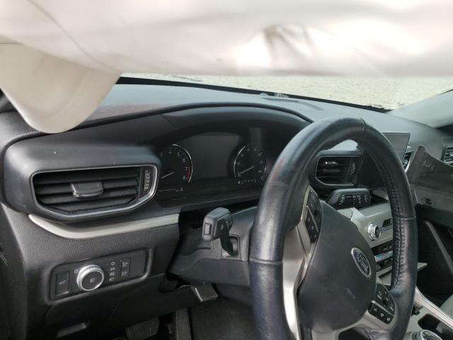 1FMSK8DH1MGC03750 - 2021 FORD EXPLORER XLT SILVER photo 9