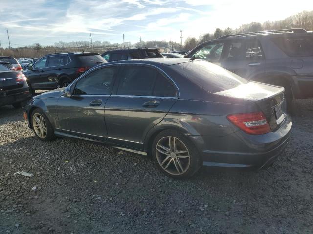 WDDGF4HB7DA825498 - 2013 MERCEDES-BENZ C 250 BLUE photo 2