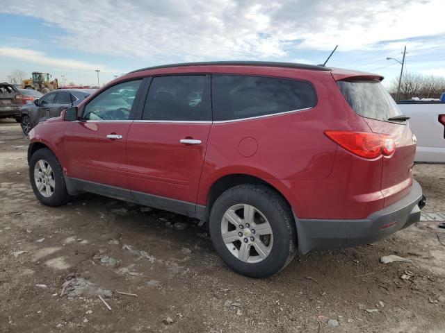 1GNKRGED8CJ131007 - 2012 CHEVROLET TRAVERSE LT RED photo 2