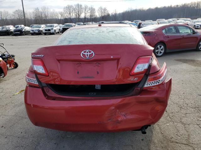 4T4BF3EK0BR167099 - 2011 TOYOTA CAMRY BASE RED photo 6