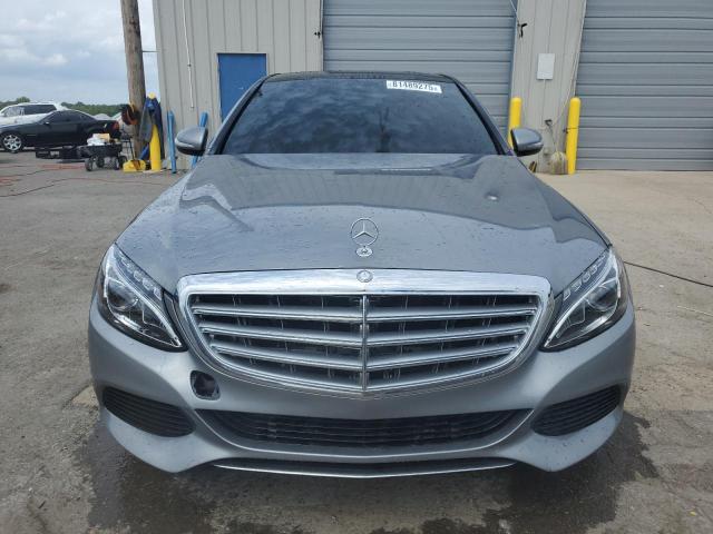55SWF4KB4FU015432 - 2015 MERCEDES-BENZ C 300 4MATIC SILVER photo 5