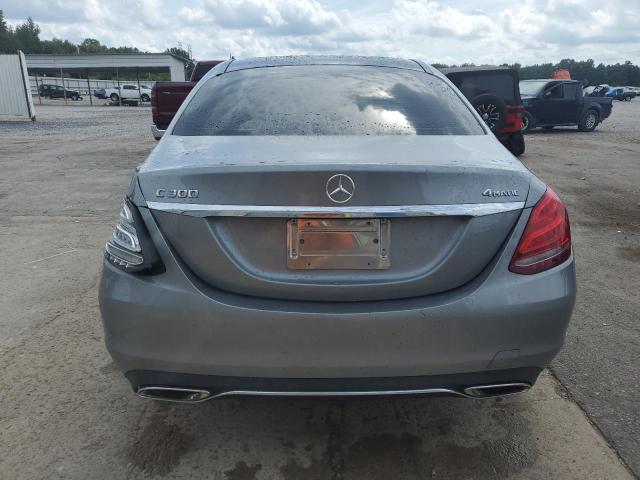55SWF4KB4FU015432 - 2015 MERCEDES-BENZ C 300 4MATIC SILVER photo 6