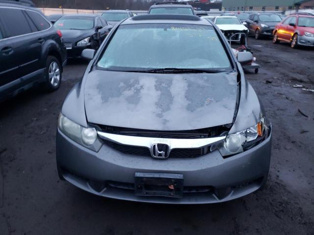 2HGFA16829H515604 - 2009 HONDA CIVIC EX GRAY photo 5