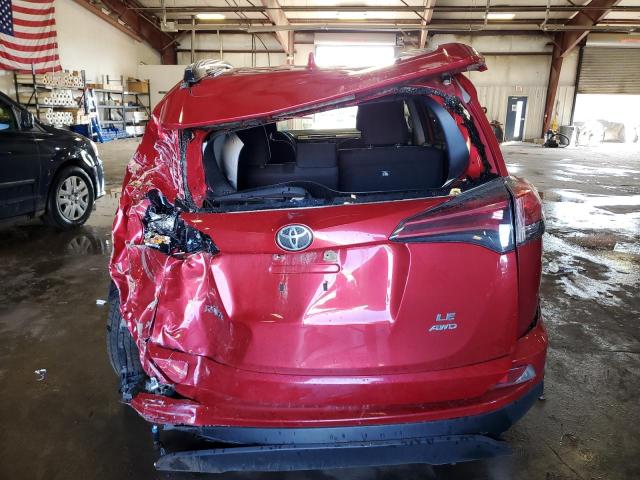 JTMBFREVXHJ122256 - 2017 TOYOTA RAV4 LE RED photo 6