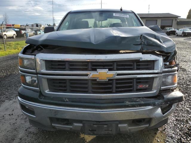 3GCUKREC3EG424293 - 2014 CHEVROLET SILVERADO K1500 LT GREEN photo 5