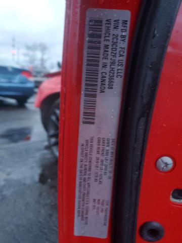 2C3CDZFJ9LH236608 - 2020 DODGE CHALLENGER R/T SCAT PACK RED photo 12