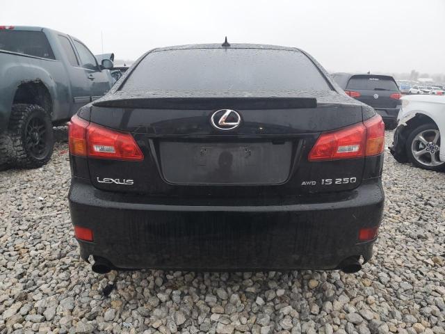 JTHCK262975009738 - 2007 LEXUS IS 250 BLACK photo 6