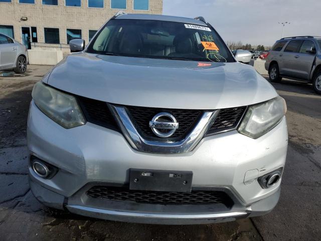 5N1AT2MV8FC840298 - 2015 NISSAN ROGUE S SILVER photo 5