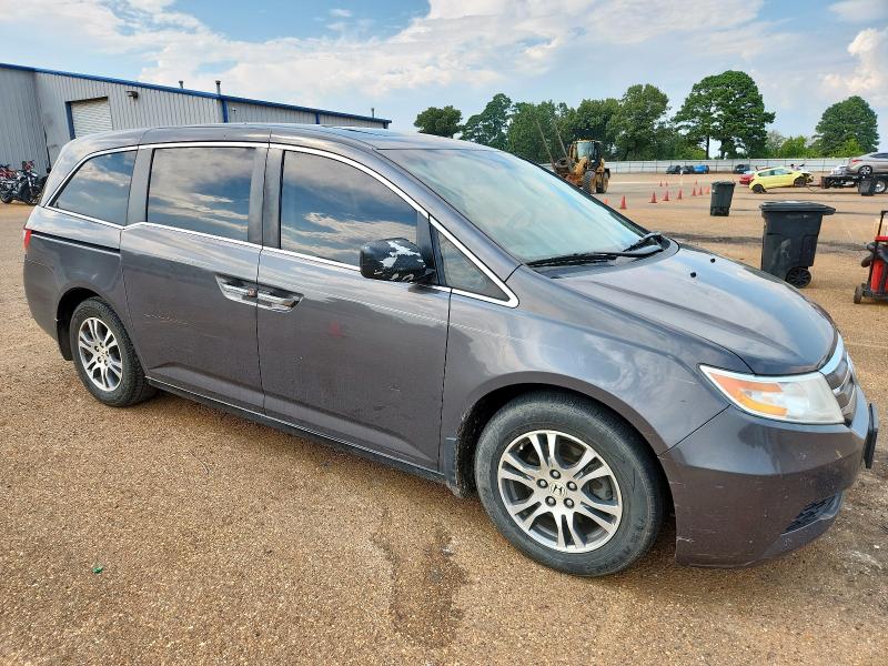 5FNRL5H68DB003515 - 2013 HONDA ODYSSEY EXL ნაცრისფერი ფოტო 4