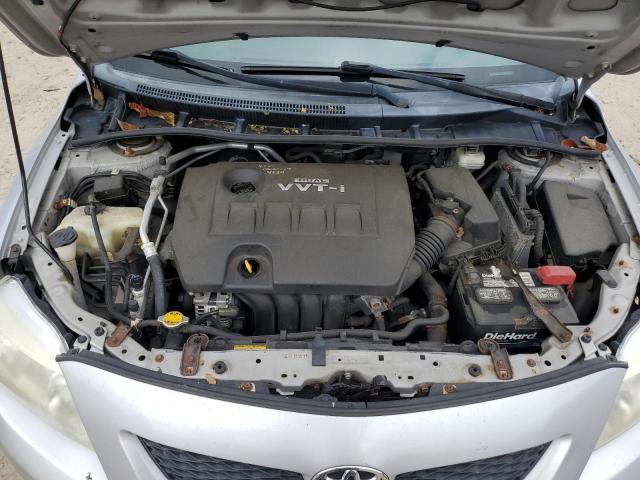1NXBU4EE1AZ350560 - 2010 TOYOTA COROLLA BASE 银色 照片 11