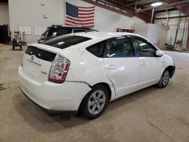 JTDKB20U397820272 - 2009 TOYOTA PRIUS WHITE photo 3