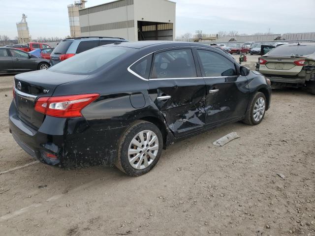 3N1AB7APXGL683764 - 2016 NISSAN SENTRA S BLACK photo 3