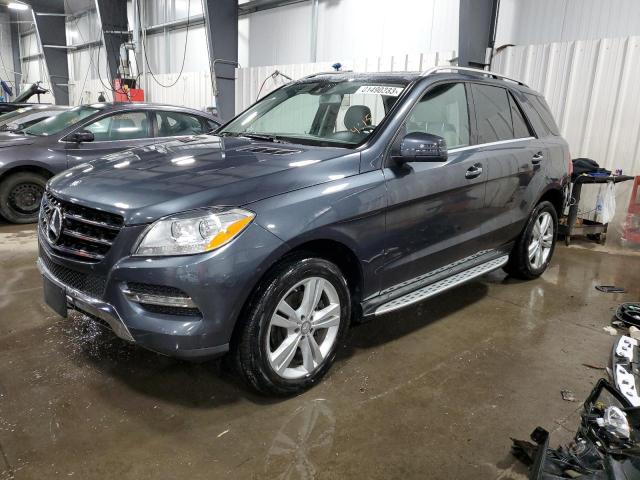 4JGDA5HB7DA169283 - 2013 MERCEDES-BENZ ML 350 4MATIC CHARCOAL photo 1
