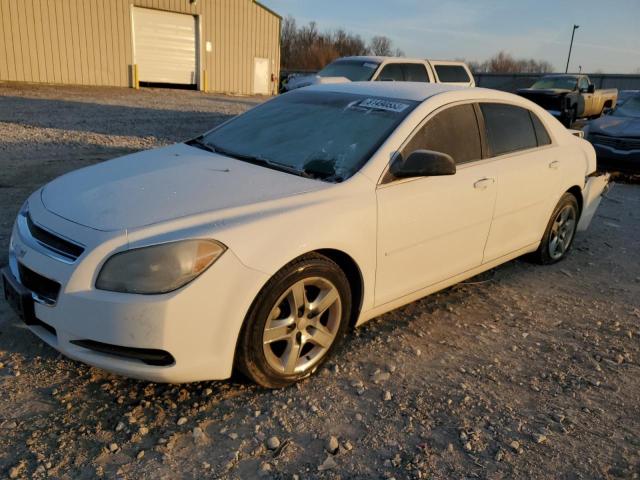 1G1ZA5EU2BF133588 - 2011 CHEVROLET MALIBU LS WHITE photo 1