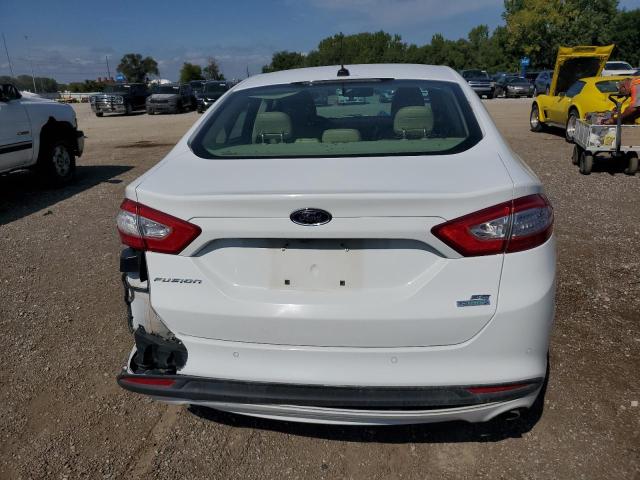3FA6P0HR0DR328376 - 2013 FORD FUSION SE თეთრი ფოტო 6