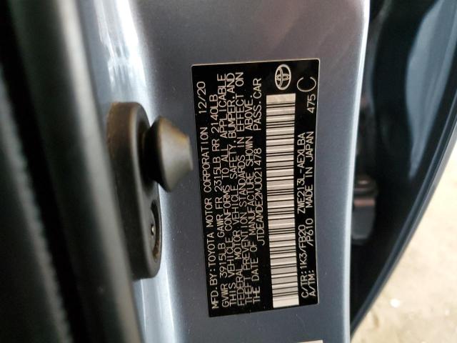 JTDEAMDE2MJ021478 - 2021 TOYOTA COROLLA LE 蓝色 照片 13