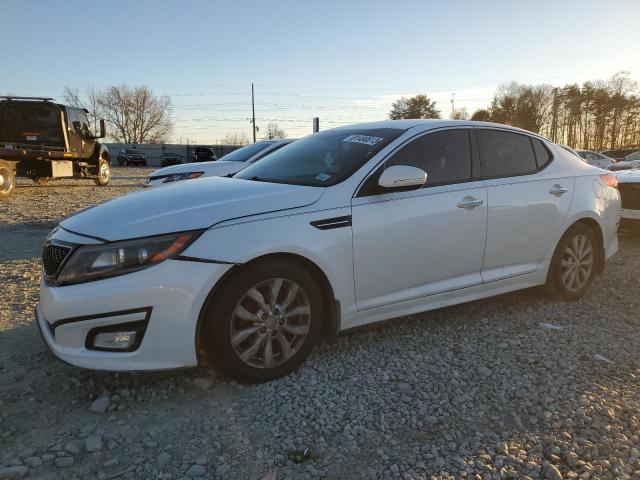 5XXGN4A72EG350027 - 2014 KIA OPTIMA EX WHITE photo 1