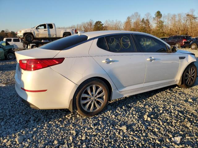 5XXGN4A72EG350027 - 2014 KIA OPTIMA EX WHITE photo 3