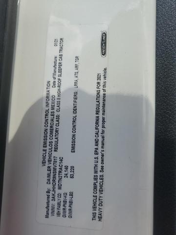 3AKJHHDR9NSMV7817 - 2022 FREIGHTLINER CASCADIA 1 თეთრი ფოტო 10