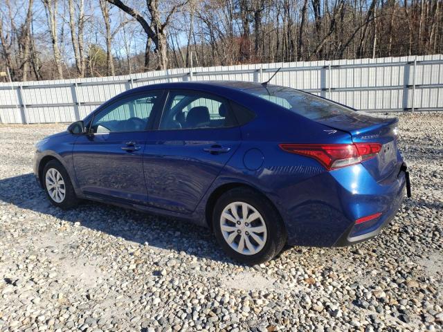 3KPC24A68ME140781 - 2021 HYUNDAI ACCENT SE BLUE photo 2