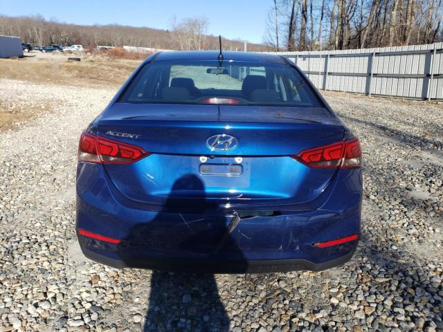 3KPC24A68ME140781 - 2021 HYUNDAI ACCENT SE BLUE photo 6