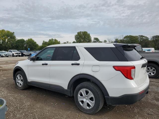 1FM5K8AW1LGA97296 - 2020 FORD EXPLORER POLICE INTERCEPTOR Білий фото 2