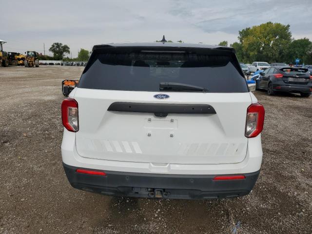 1FM5K8AW1LGA97296 - 2020 FORD EXPLORER POLICE INTERCEPTOR Білий фото 6