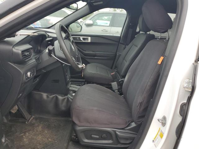 1FM5K8AW1LGA97296 - 2020 FORD EXPLORER POLICE INTERCEPTOR Білий фото 7