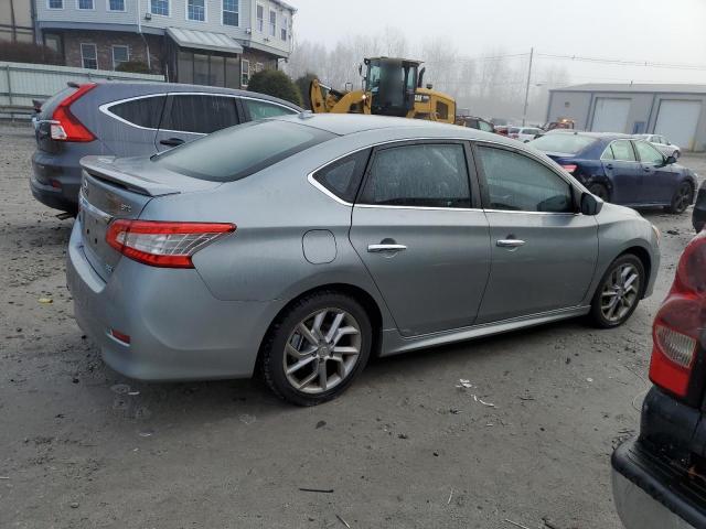 3N1AB7AP9EL627988 - 2014 NISSAN SENTRA S GRAY photo 3